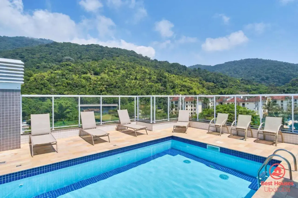 BH46: AR PISCINA E VARANDA GOURMET - 250m DA PRAIA