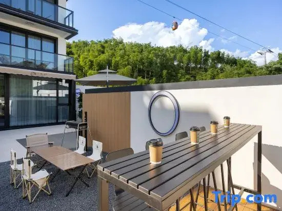 A pillow cloud · Pure oxygen in the cloud mountain top pool vacation beautiful stay