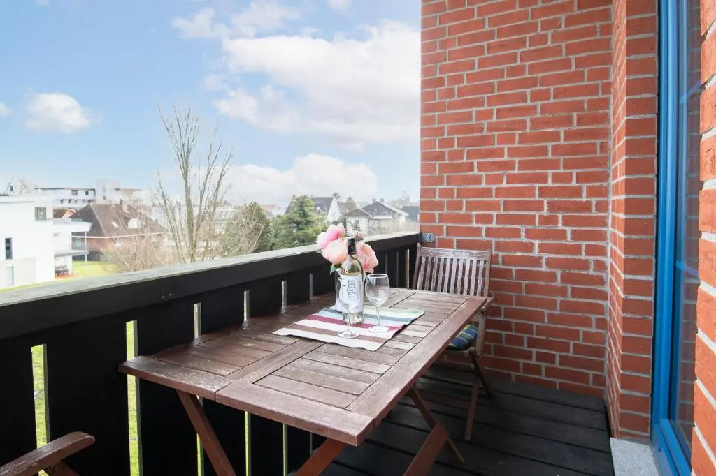 Ferienwohnung Auenblick mit Balkon An der Aue 9b