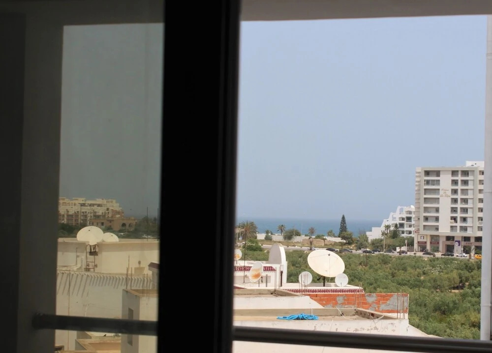 Apartment With 2 Rooms in Sousse, With Wonderful sea View, Balcony and
