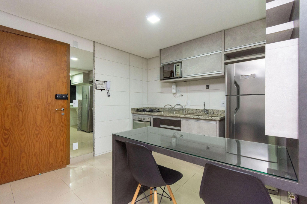 Flat moderno e completamente mobiliado no Setor Bueno - Edifício The Expression - TH1806