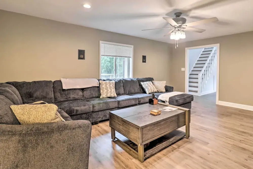Chic Long Pond Family Home w/ Fire Pits & Deck!