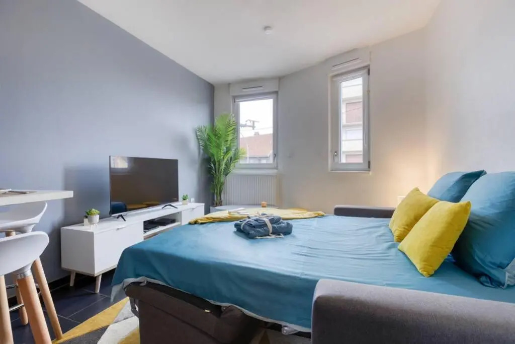 Le Funky - 5' centre ville - Entrée autonome - Bein - Shopping - Wifi - Netflix - Nigloland