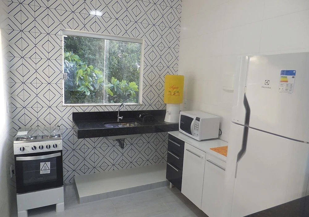 Apartamento para 6 pessoas na praia de Taperapuan