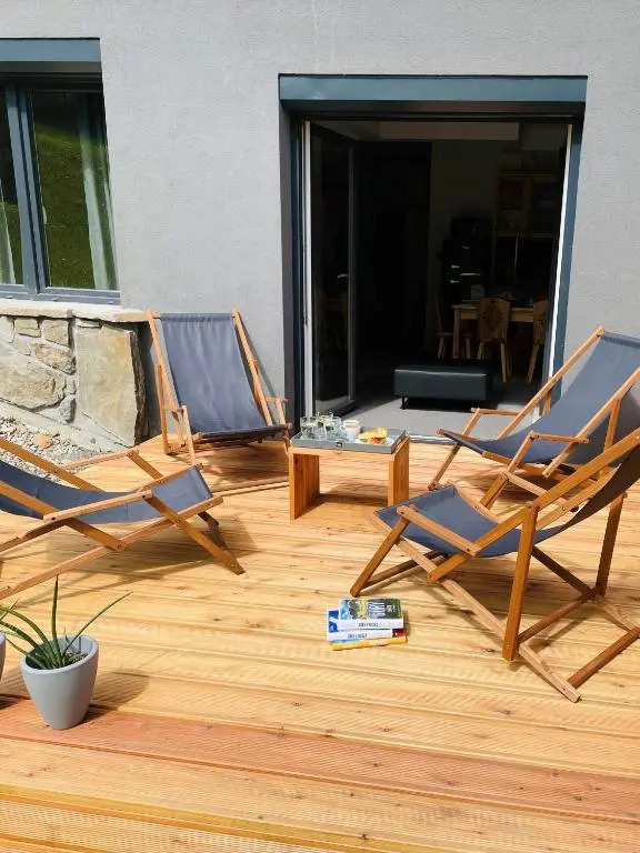 Apartament Willa Hrube parter z tarasem i kominkiem