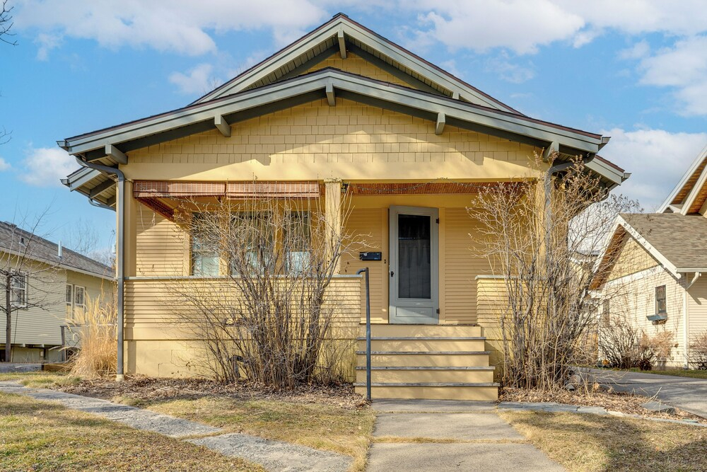 Steps to Montana State! Updated Bozeman Bungalow