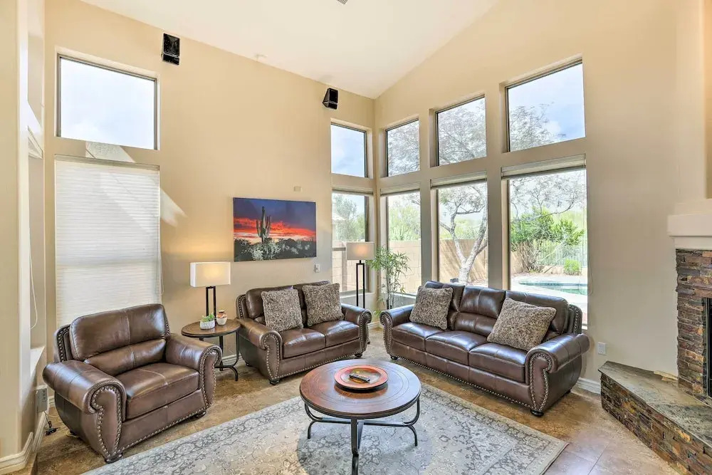Pool, Fire Pit: Central Cave Creek Retreat
