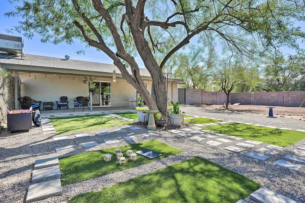Sunny Phoenix Home w/ Pool + Backyard Oasis!