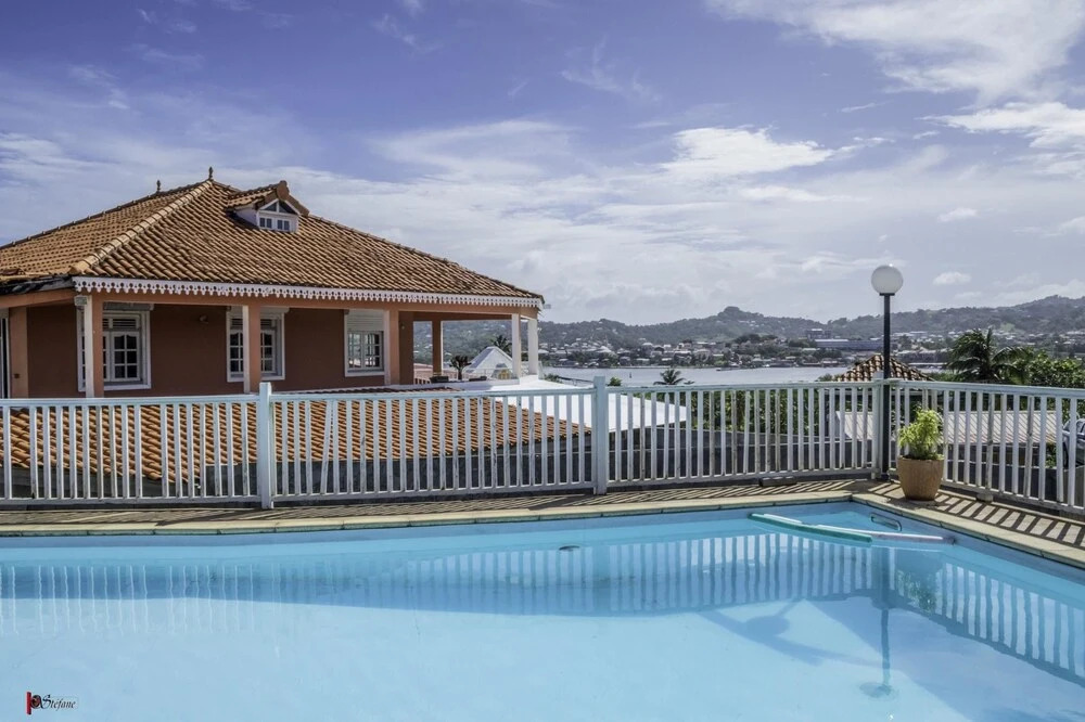 Apartment With 3 Bedrooms in Le Robert, With Wonderful sea View, Pool