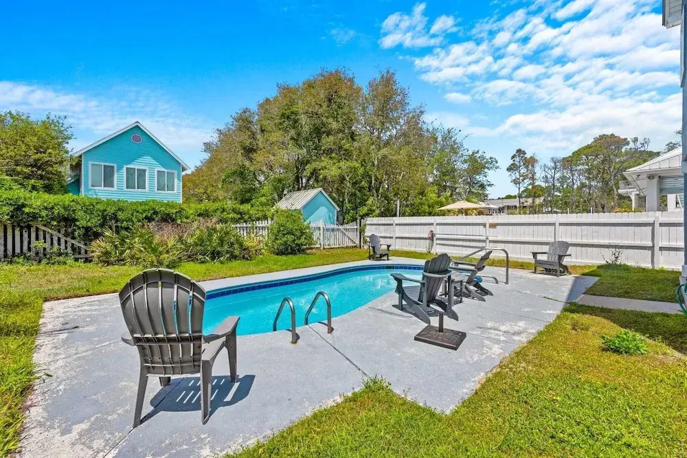 Walk to Santa Rosa Beach Private Pool, Balcony, and Coastal Views