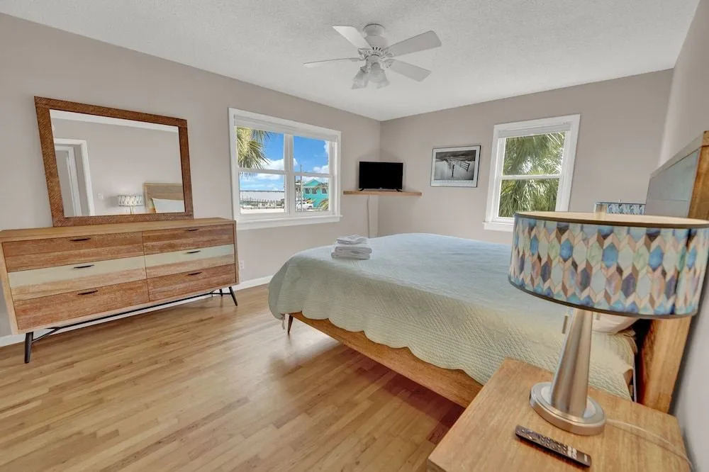 Pet-Friendly Bay View Home w/ Screened Pool Near Lighthouse