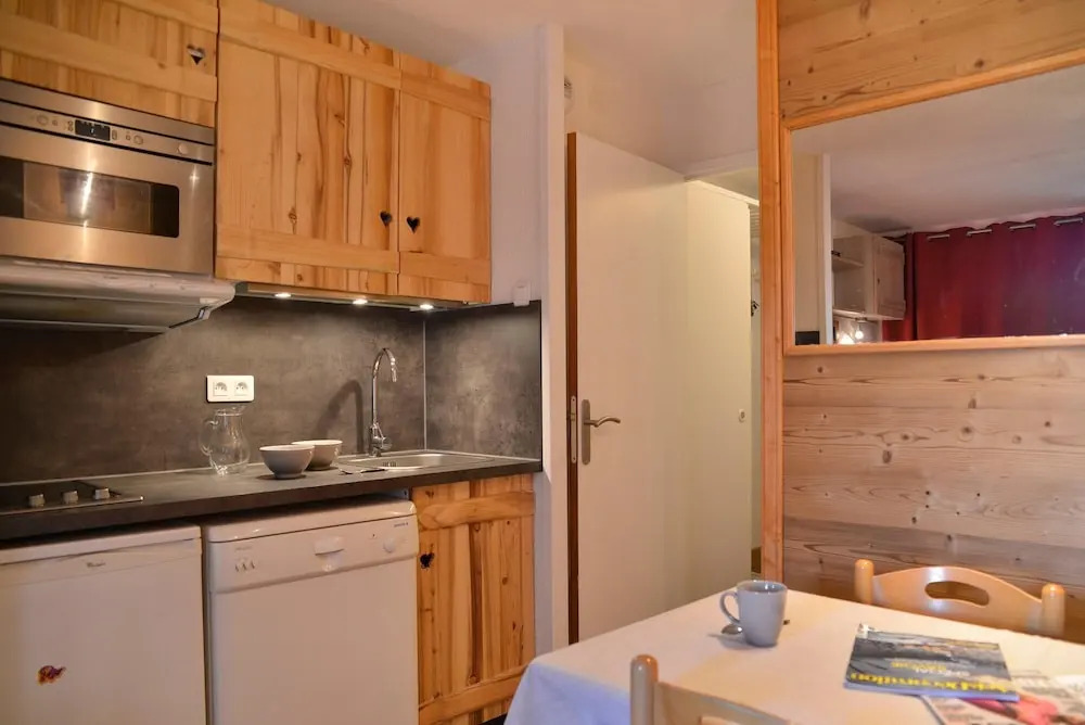 Belle Plagne Studio 4 for People of 24 mÂ² on the Slopes Th220