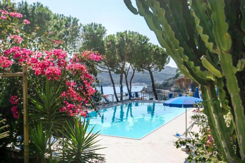 Porto 7B in a panoramic position with pool above the town of Porto Azzurro-IL PORTO CASA LEO