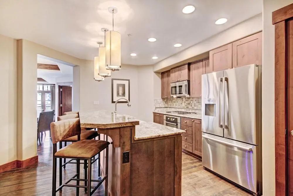 Luxury  At Base Of Peak 8, Steps From Winter Activities 2 Bedroom Condo by RedAwning