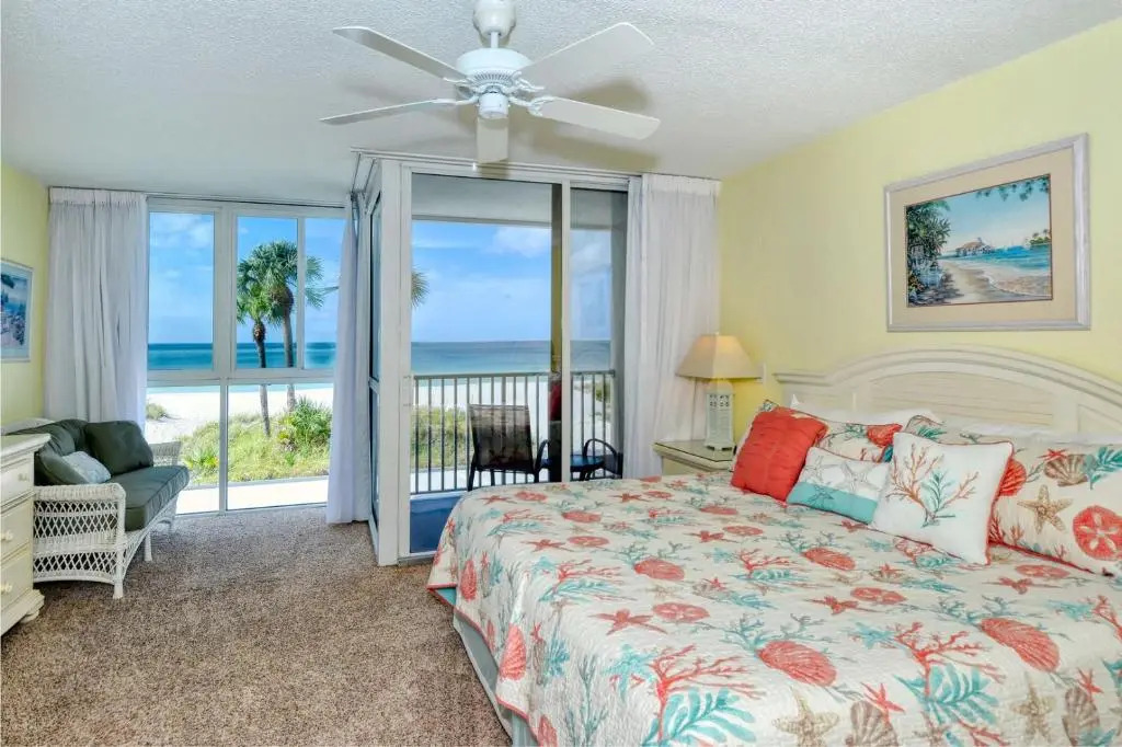 LaPlaya 105B-Relax on the balcony and watch the dolphins swim by and the pelicans dive!