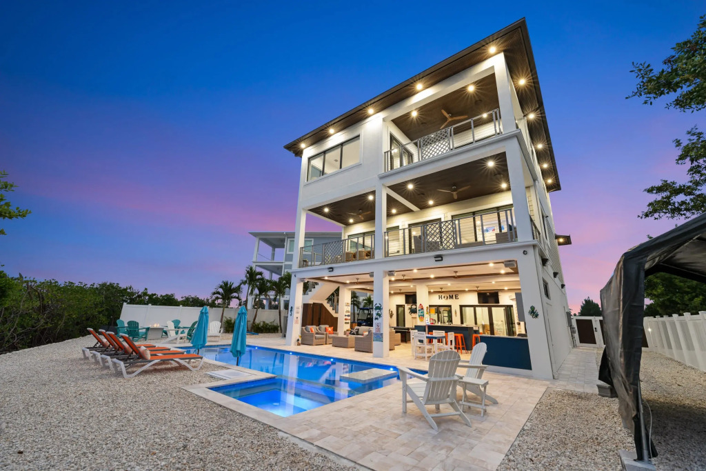 Luxury Seaside Escape Pool Dock Scenic Views