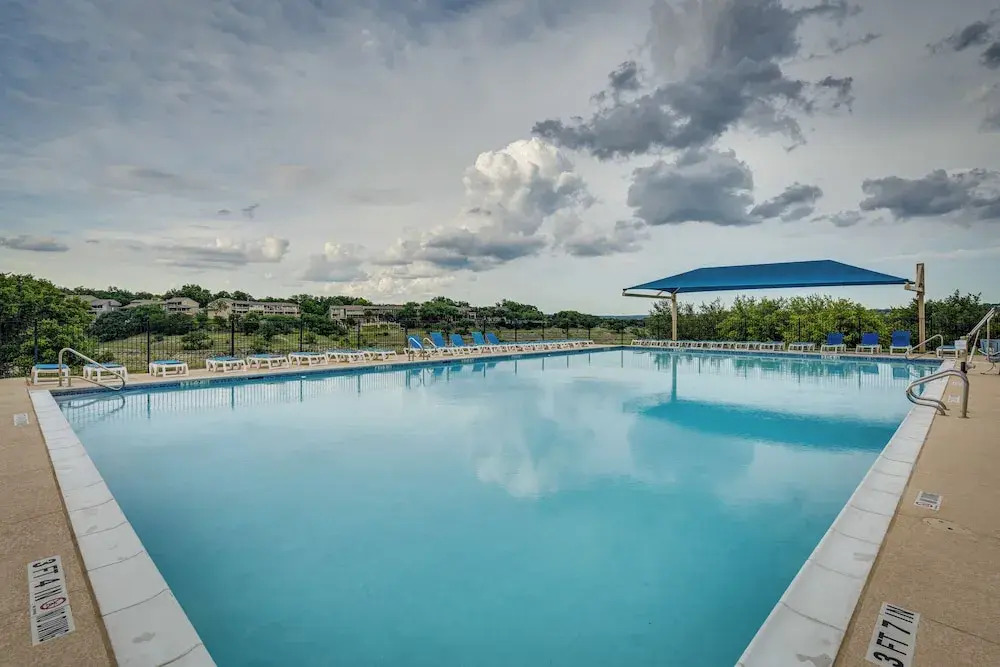 Lago Vista Golf Getaway w/ Decks + Pool Access!