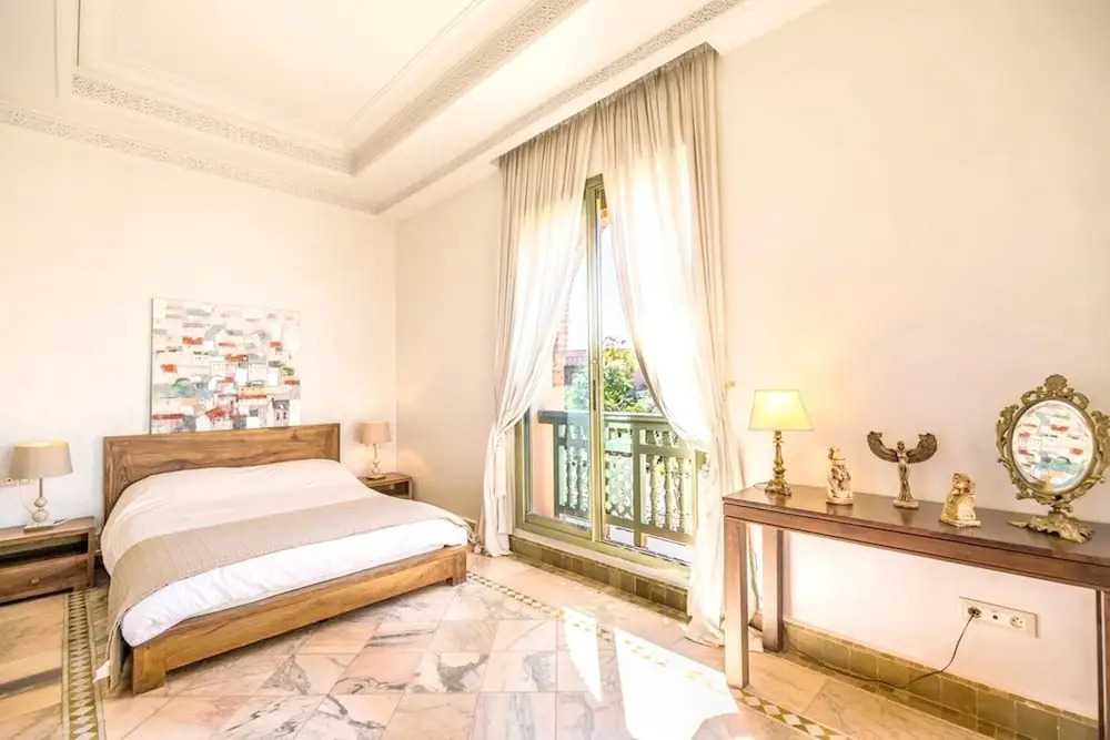House with 3 Bedrooms in Marrakech, Annakhil, with Pool Access, Enclosed Garden And Wifi