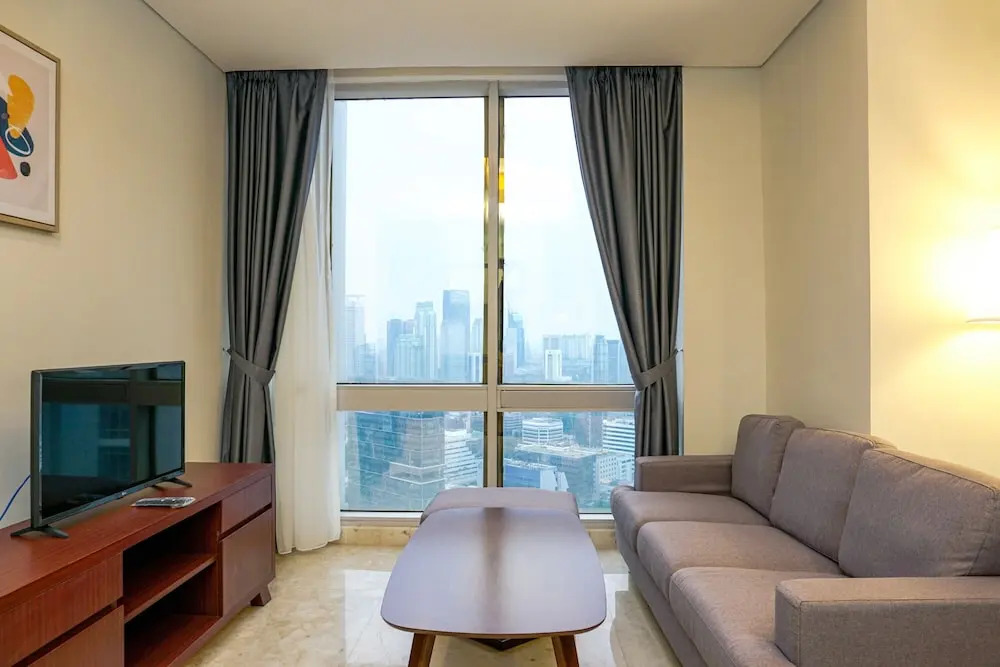 Modern Furnished 2BR at The Empyreal Condominium Epicentrum Apartment