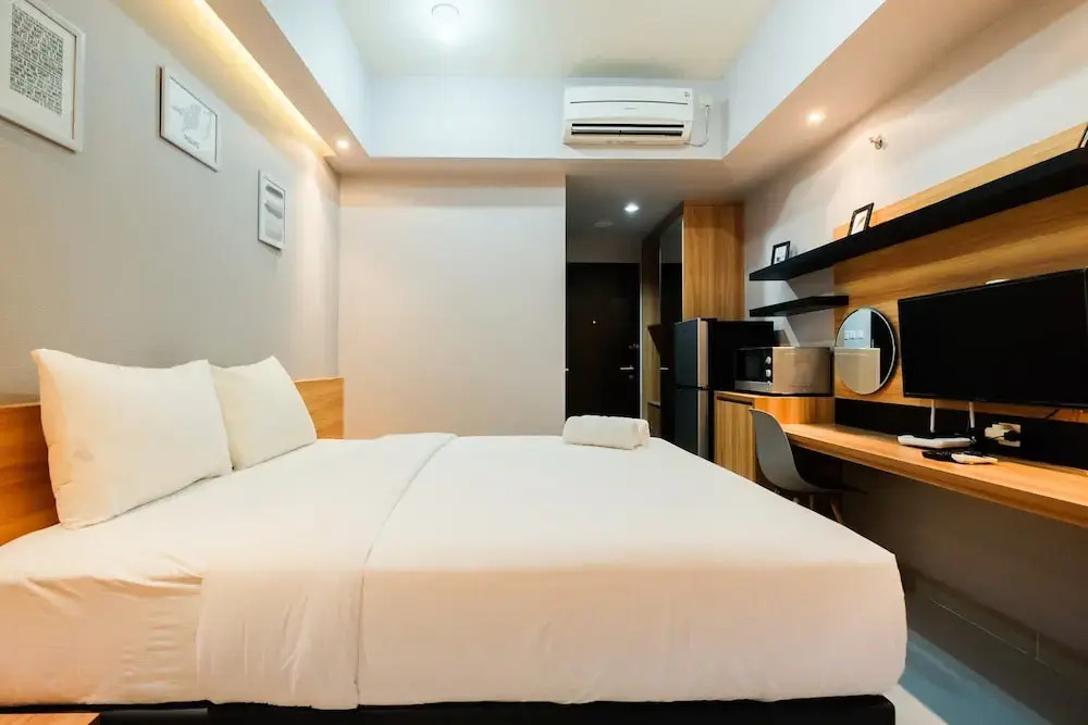Tidy and Homey Studio Apartment at Mustika Golf Residence By Travelio
