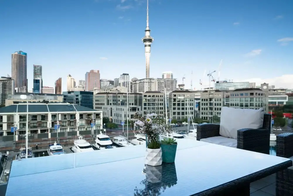Waterfront Luxury with Pool & Gym