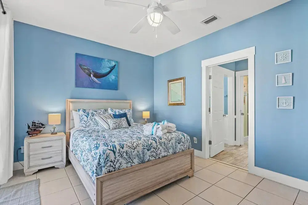 Seafoam Beautiful 3BR Home With Heated Private Pool - 4 Min Walk to Beach!