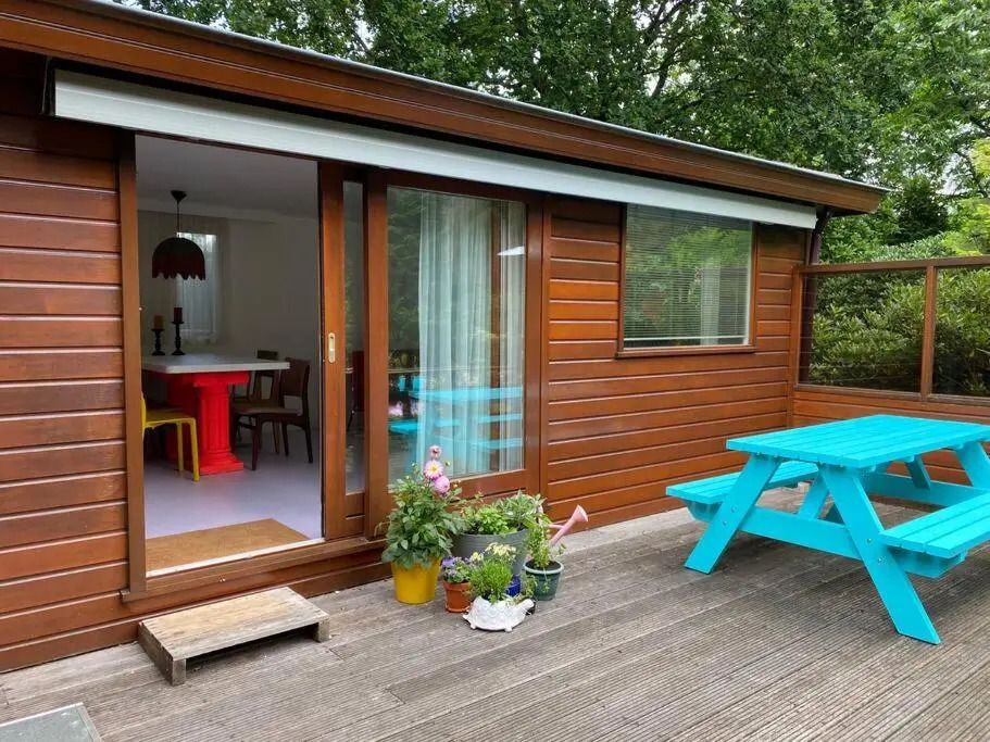Kleurrijk huisje voor 5-personen op de Veluwe