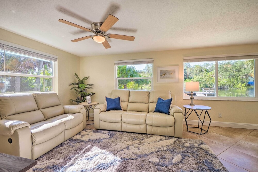 Riverfront Home w/ Putting Green & Boat Dock!