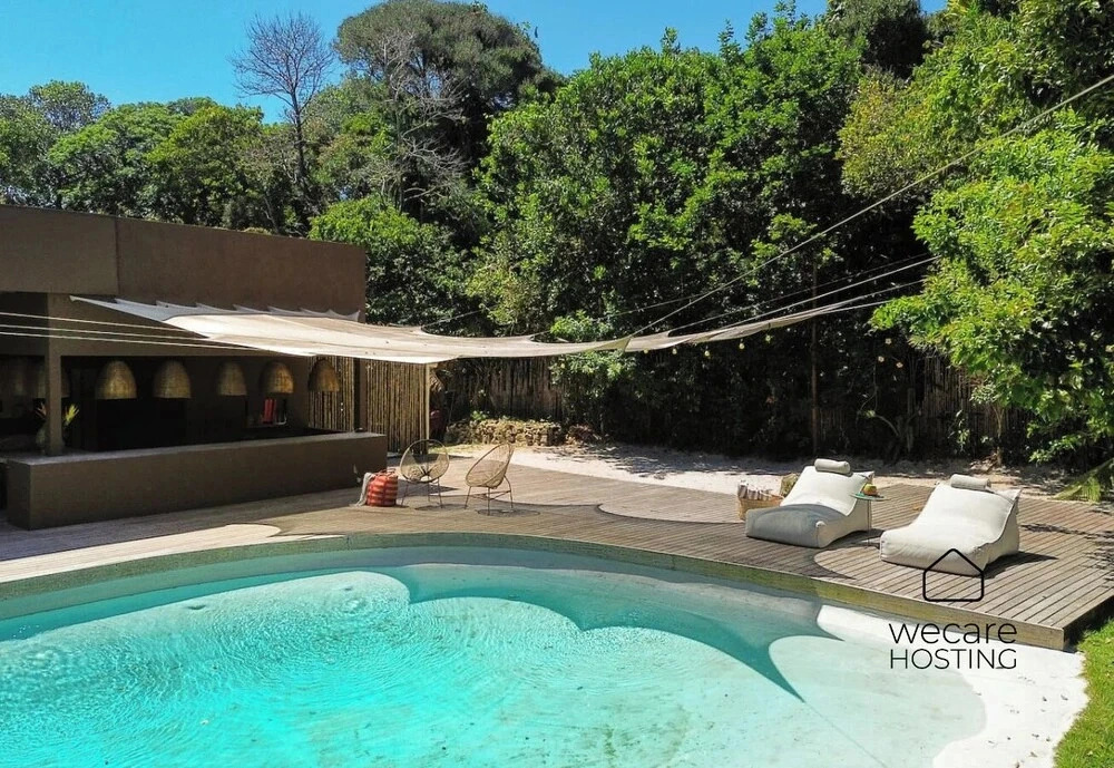 Suíte em Villa Pé na Areia com Design Exclusivo