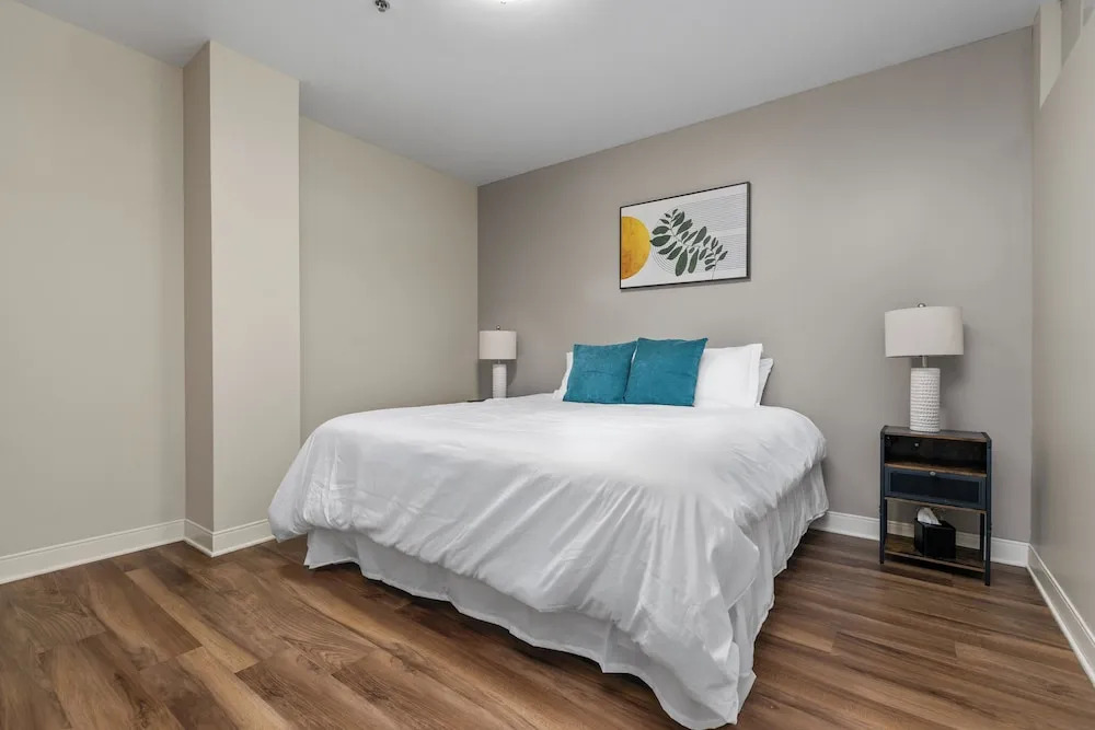 Sleek 2BR Downtown Retreat with Gym