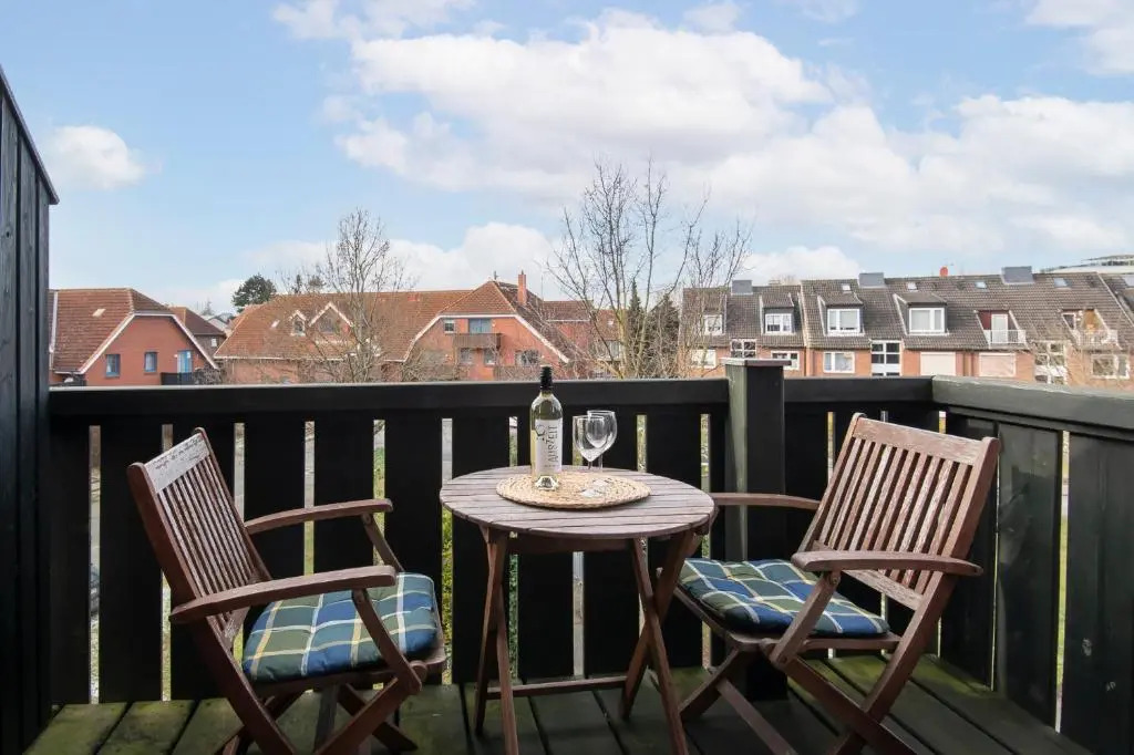 Ferienwohnung Auenblick mit Balkon An der Aue 9b