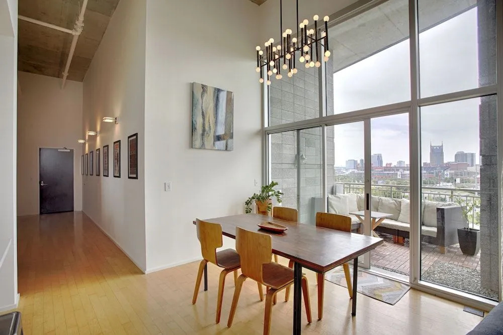 Luxe Downtown Penthouse with City Skyline Views