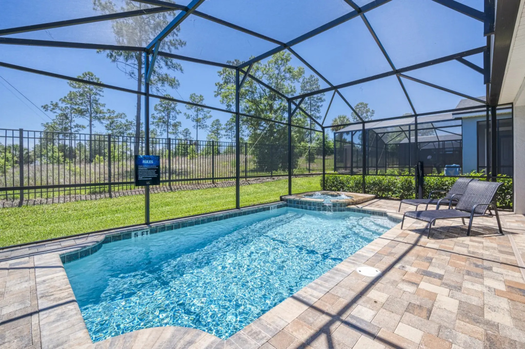 Spacious home with private pool near Disney