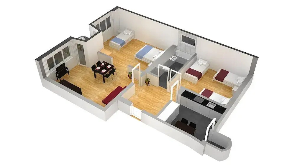 Zh Kreuzplatz I Hitrental Apartment