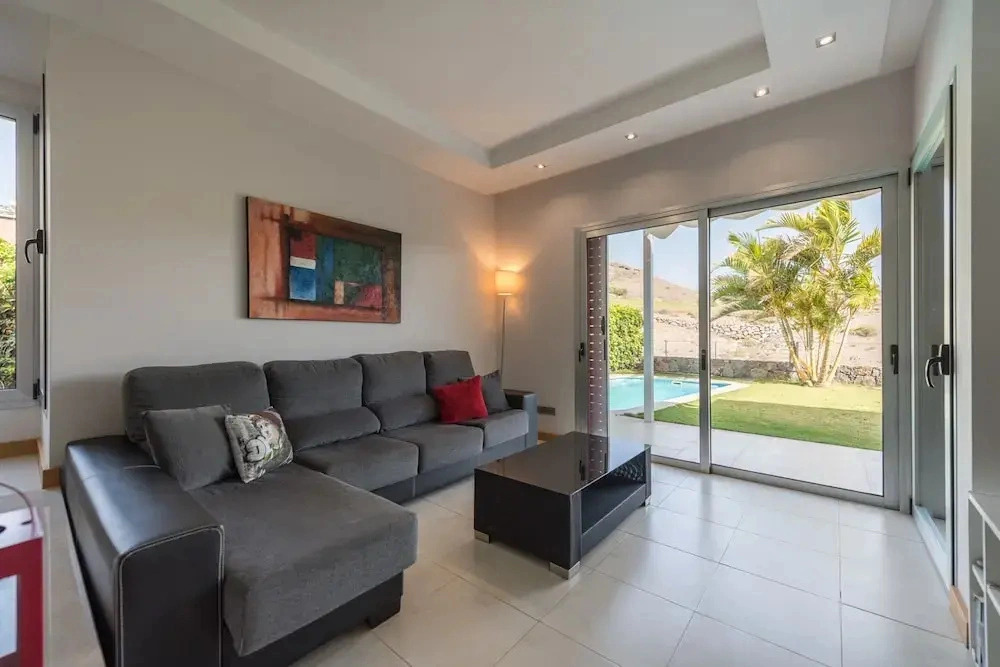 Villa in Maspalomas with Heated Pool & Golf Views