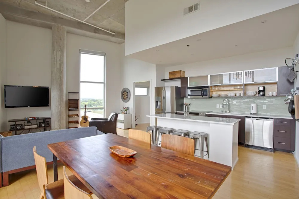 Luxe Downtown Penthouse with City Skyline Views