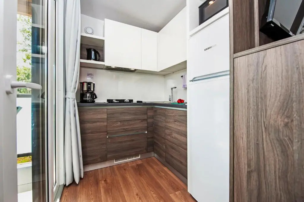 Eurocamp Mobile Homes at FKK Nudist Campsite Solaris