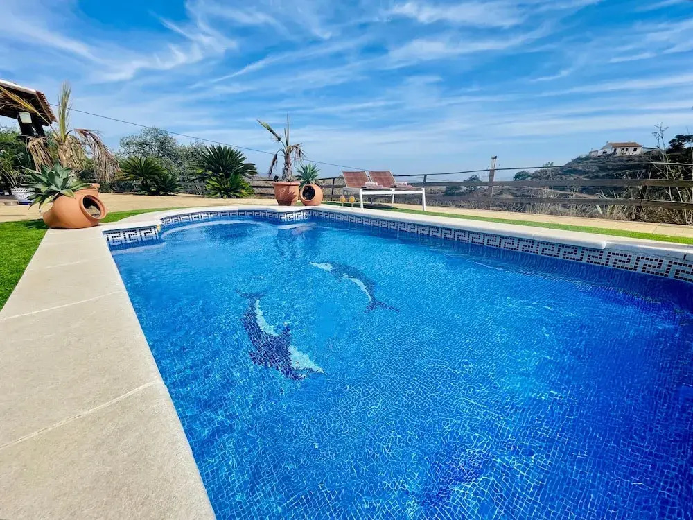 Villa in Malaga, private pool and sea view