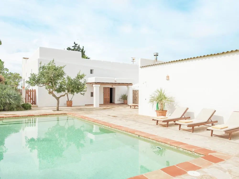 Country House in Ibiza Style With Beautiful Pool and Several Terraces
