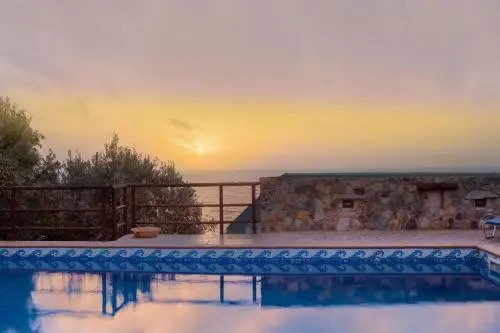 Villa Kimothoe is a Luxury Villa. It Overlooks Livadia bay on the Western Crete