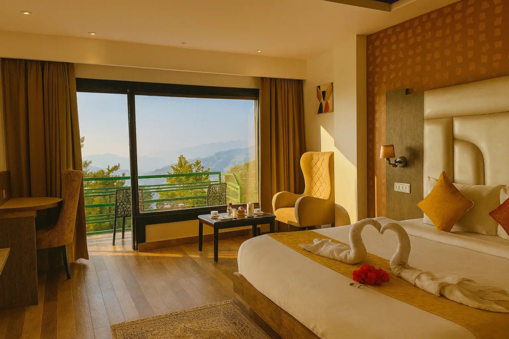 Aachman Nature Valley Resort Mashobra BY NAINA STAYCATION- Private Parking - Balcony and valley view Rooms