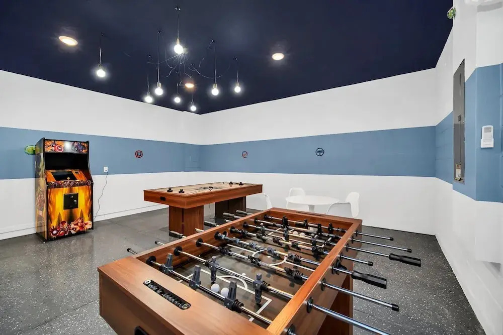 Luxury Villa SOUTH Facing Pool No Rear Neighbors Themed rooms theatre & Game Room #8SO8956