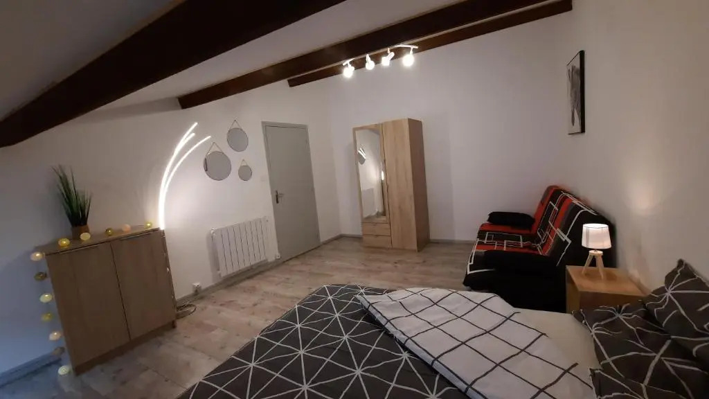 Suite 3 Pieces Chambre+Cuisine+Sdb Centre Ville