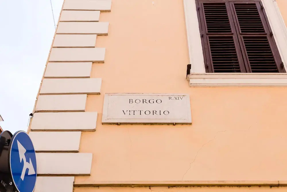 Borgo Vittorio near Saint Peter's square