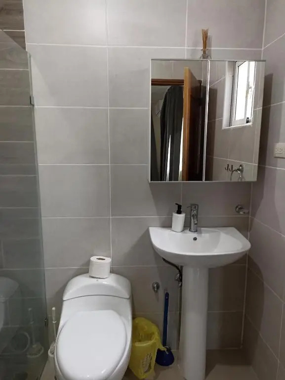 Room with bathroom