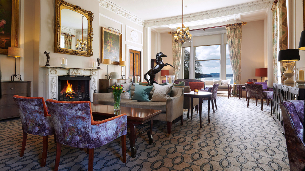 Storrs Hall Hotel on the shore of Lake Windermere