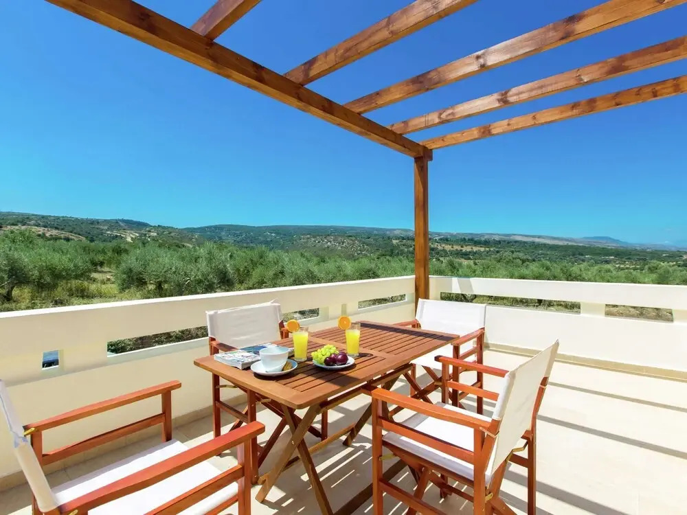Villa with Private Pool near Sea & Arkadi Monastery on NW Coast