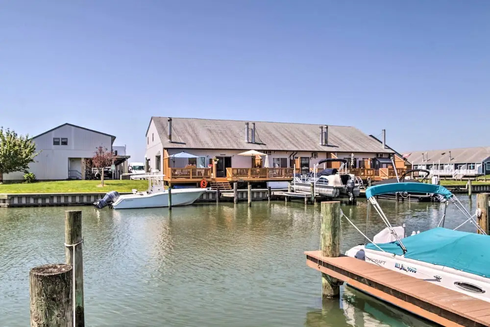 Near Ocean City Beach: Waterfront Condo w/ Deck!