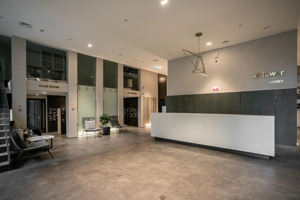 Apartments in Afi Tower residential complex