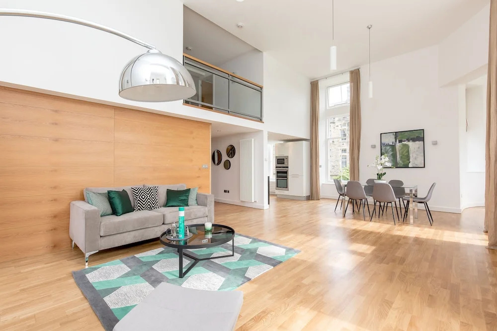 Luxury 3 bedroom duplex Apartment in the iconic Quartermile with Stunning Balcony Views